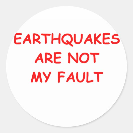 Geologie Runder Aufkleber (Vorderseite)