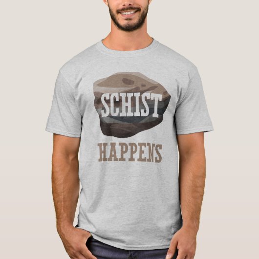Geologie-Schiefer geschieht T-Shirt (Vorderseite)