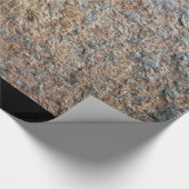 Geologie-Schiefer-Stein-rustikale Beschaffenheit Geschenkpapier (Ecke)