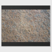 Geologie-Schiefer-Stein-rustikale Beschaffenheit Geschenkpapier (Flach)