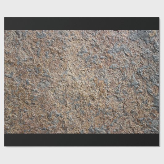 Geologie-Schiefer-Stein-rustikale Beschaffenheit Geschenkpapier (Flach)