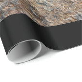 Geologie-Schiefer-Stein-rustikale Beschaffenheit Geschenkpapier (Rolleneckpunkt)