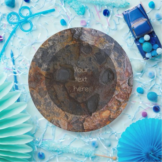 Geologie Sedementary Felsen-Oberfläche irgendein Pappteller (Party)