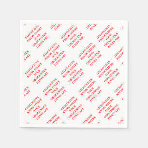 Geologie Serviette