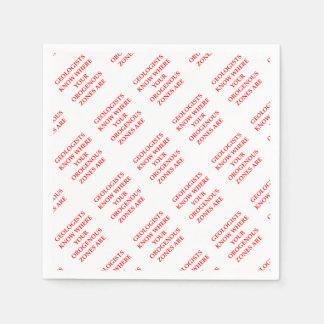 Geologie Serviette