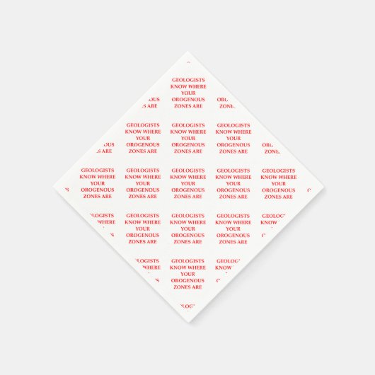 Geologie Serviette (Ecke)