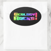 Geologie-Steine! Aufkleber (Tasche)