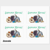 Geologie-Steine! Aufkleber (Blatt)