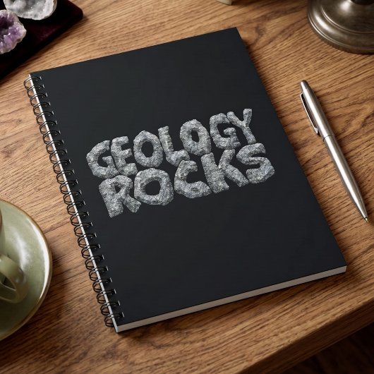Geologie-Steine - Erd-Science-Puppe Notizblock