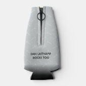 Geologie-Steine! Hammer-Abzeichen Flaschenkühler (Rückseite)