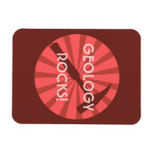 Geologie-Steine! Hammer-Abzeichen Magnet (Horizontal)