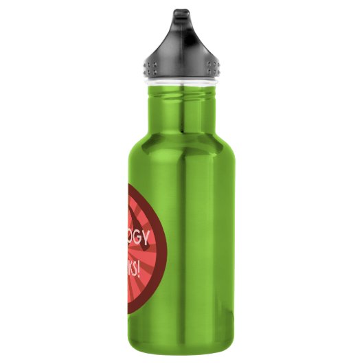 Geologie-Steine! Hammer-Abzeichen Trinkflasche (Rechts)