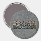 Geologie-Steine! Nerd Geek Science Spaß Magnet (Vorderseite/Rückseite)