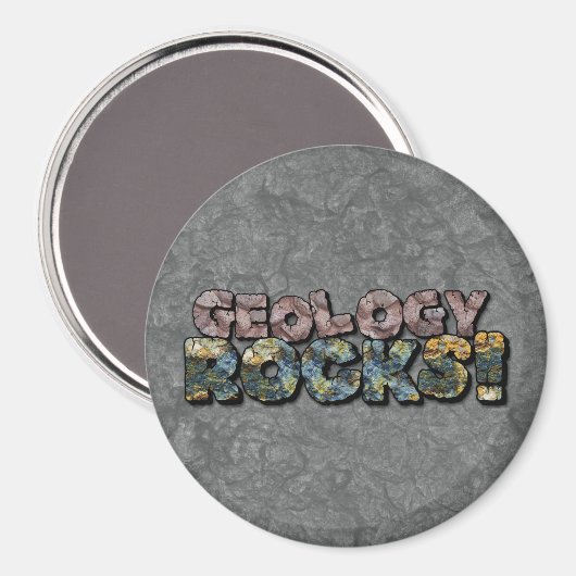 Geologie-Steine! Nerd Geek Science Spaß Magnet (Vorderseite/Rückseite)