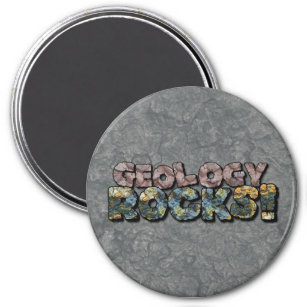 Geologie-Steine! Nerd Geek Science Spaß Magnet