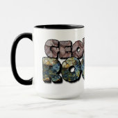 Geologie-Steine! Nerd Geek Science Spaß Tasse (Links)