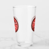 Geologie-Steine! Rock-Hammer-Logo Glas (Rechts)