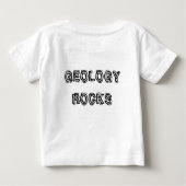 Geologie-Steine werden Babys sein Baby T-shirt (Rückseite)