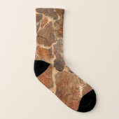Geologie-Steinwand-Struktur Socken (Rechts - Außen)