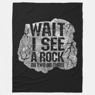 Geologie - Warten Sie, ich sehe einen Stein Fleecedecke