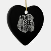 Geologie - Warten Sie, ich sehe einen Stein Keramik Ornament (Rechts)