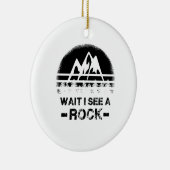 Geologie - Warten Sie, ich sehe einen Stein Keramik Ornament (Rechts)