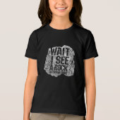 Geologie - Warten Sie, ich sehe einen Stein Tri-Blend Shirt (Vorderseite)