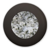 Geologie Weiße Granitfelsenstruktur Keramikknauf (Vorderseite)