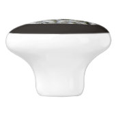 Geologie Weiße Granitfelsenstruktur Keramikknauf (Seitenansicht)