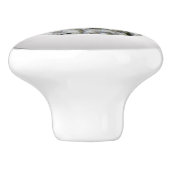 Geologie Weiße Granitfelsenstruktur Keramikknauf (Seitenansicht)