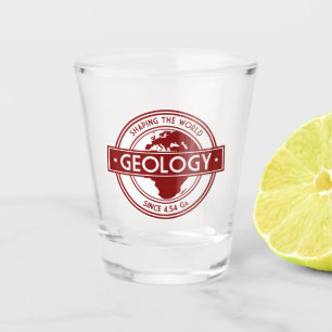 Geologie - Weltgestalt seit 4,54 Ga (EU Ver.) Schnapsglas