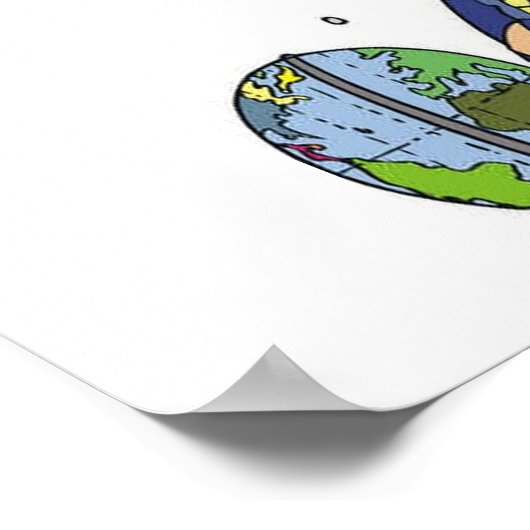 Geologie-Witz Poster (Ecke)