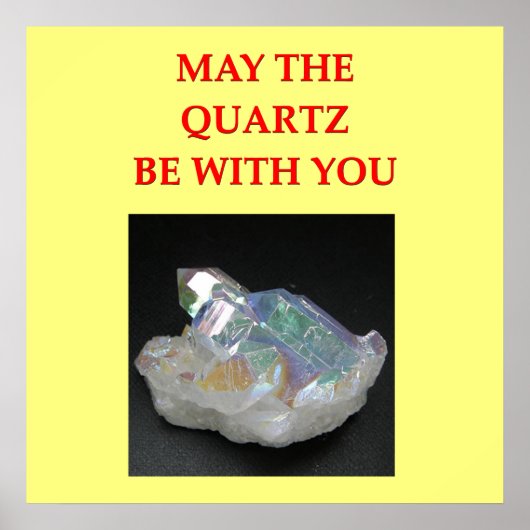 Geologie-Witz Poster (Vorne)