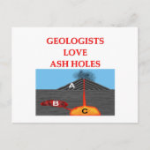 Geologie-Witz Postkarte (Vorderseite)