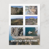 Geologie Zyperns Postkarte (Vorderseite)