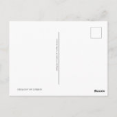 Geologie Zyperns Postkarte (Rückseite)