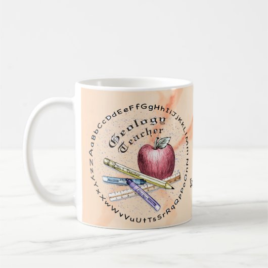 Geologielehrer Kaffeetasse (Links)
