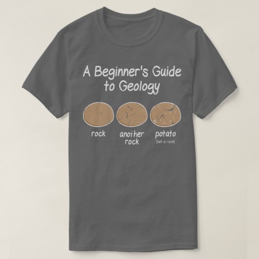 Geologin Beginner Geology Meme T-Shirt (Design vorne)