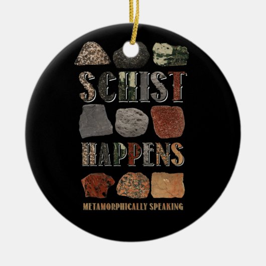 Geologin Mineral Geode Rock Collector Geology Keramik Ornament (Vorne)