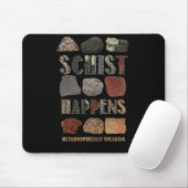 Geologin Mineral Geode Rock Collector Geology Mousepad (Mit Mouse)