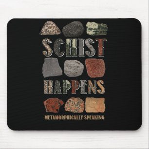 Geologin Mineral Geode Rock Collector Geology Mousepad