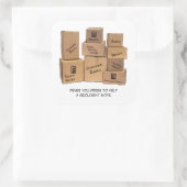 Geologin Moving Spaß Sticker (Tasche)