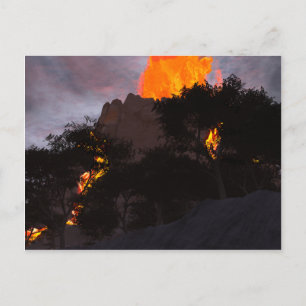 Geologische Aktivität Postkarte