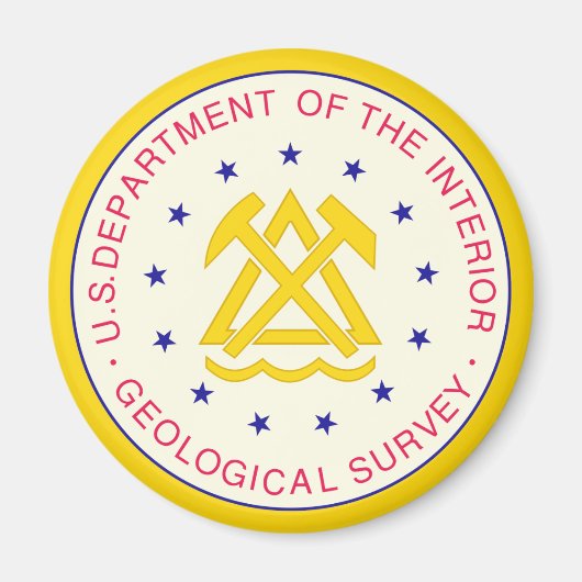 Geologische Erhebung der Vereinten Staaten Magnet (Vorne)