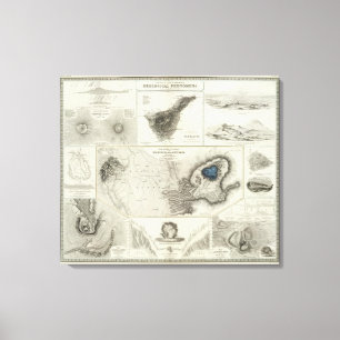 Geologische Erscheinungen Leinwanddruck