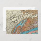 Geologische Formationen Postkarte (Vorne/Hinten)