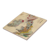 Geologische Karte, britische Inseln Fliese (Seite)