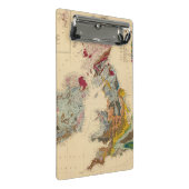 Geologische Karte, britische Inseln Mini Klemmbrett (Schrägansicht)