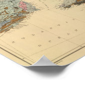 Geologische Karte, Britische Inseln Poster (Ecke)