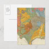 Geologische Karte der USA (Vorne/Hinten)